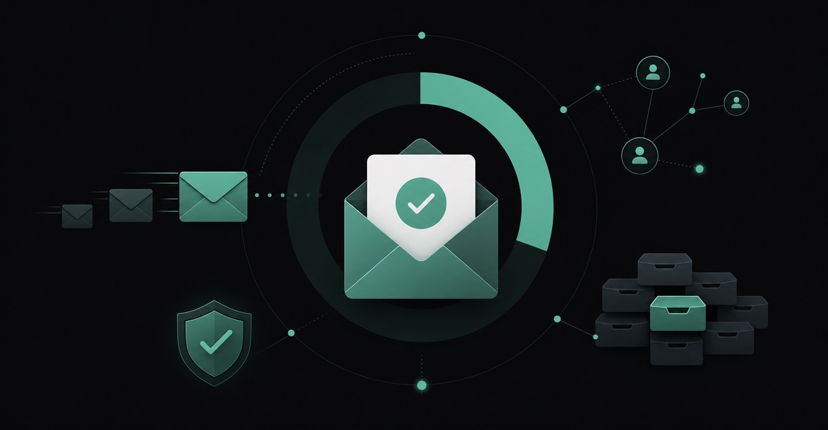 Benchmark de cold email 2026: la tasa media de respuesta es del 3,43%