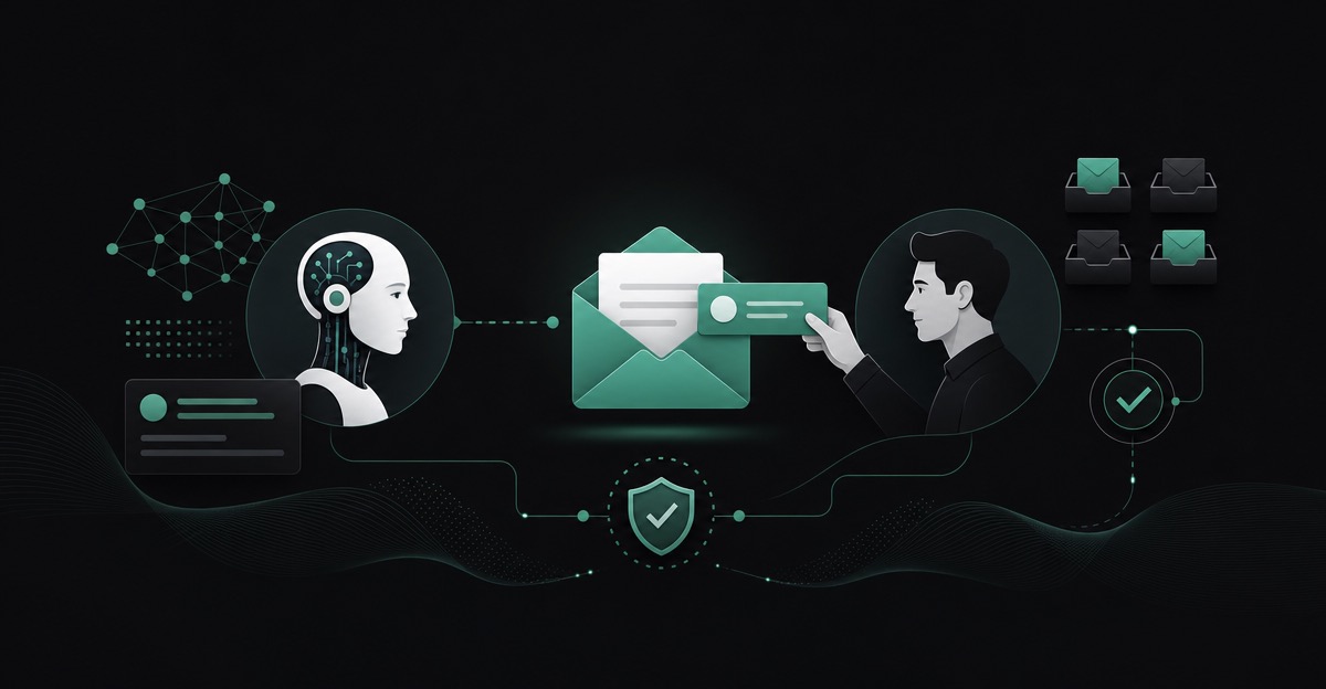 Cold email con IA y humano combinados logra 14,7% de respuestas, según un test